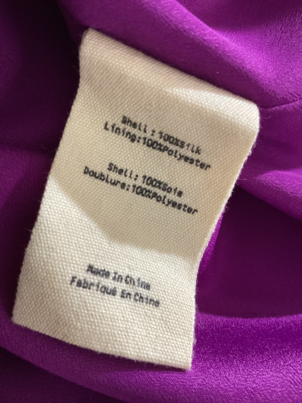 L'agence Camil Dress in bright plum Size Small - Picture 9 of 9